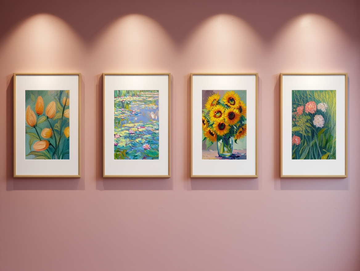 Monet Golden Reflections – Impressionist Wall Art