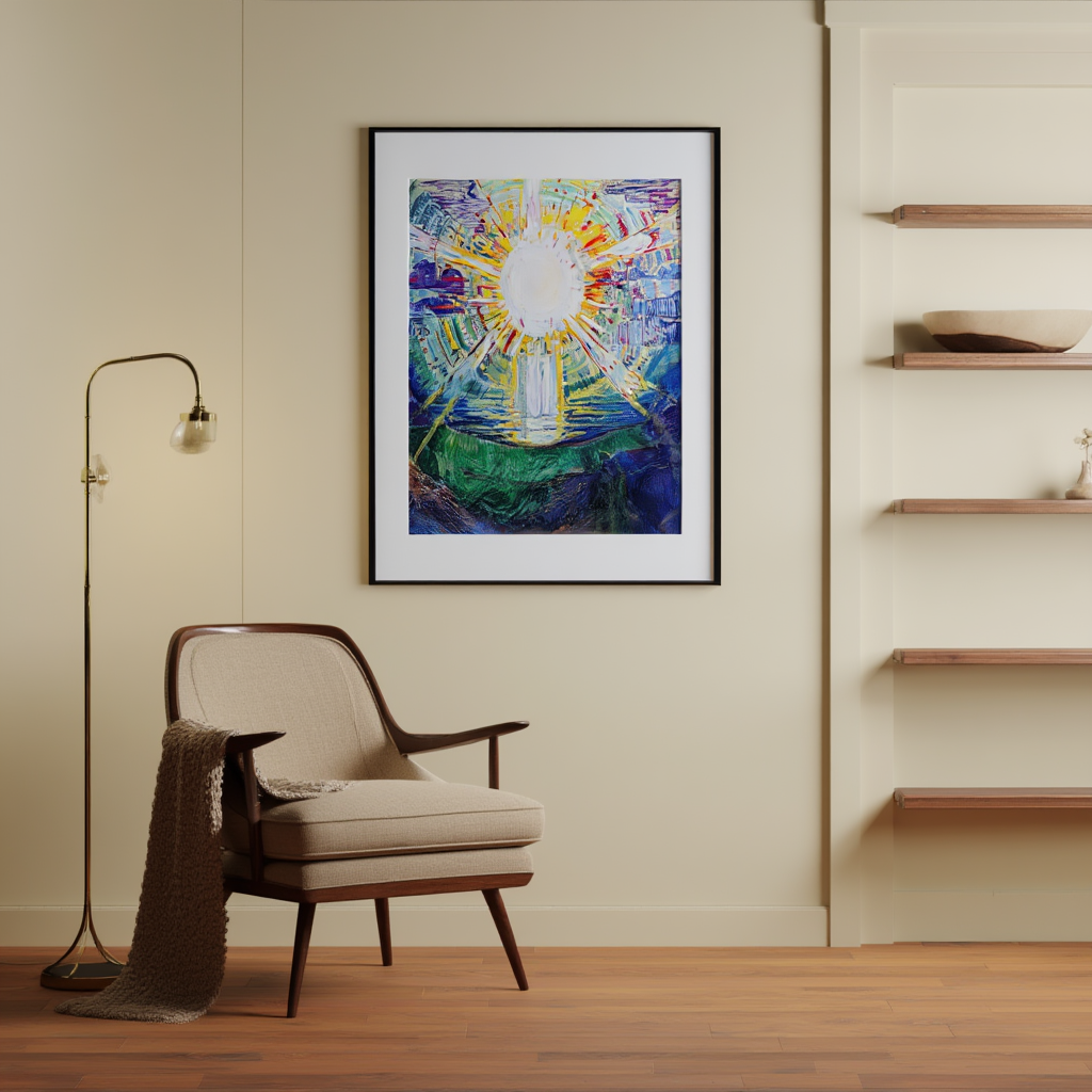 Solenintro by Edvard Munch – Expressionist Art Print