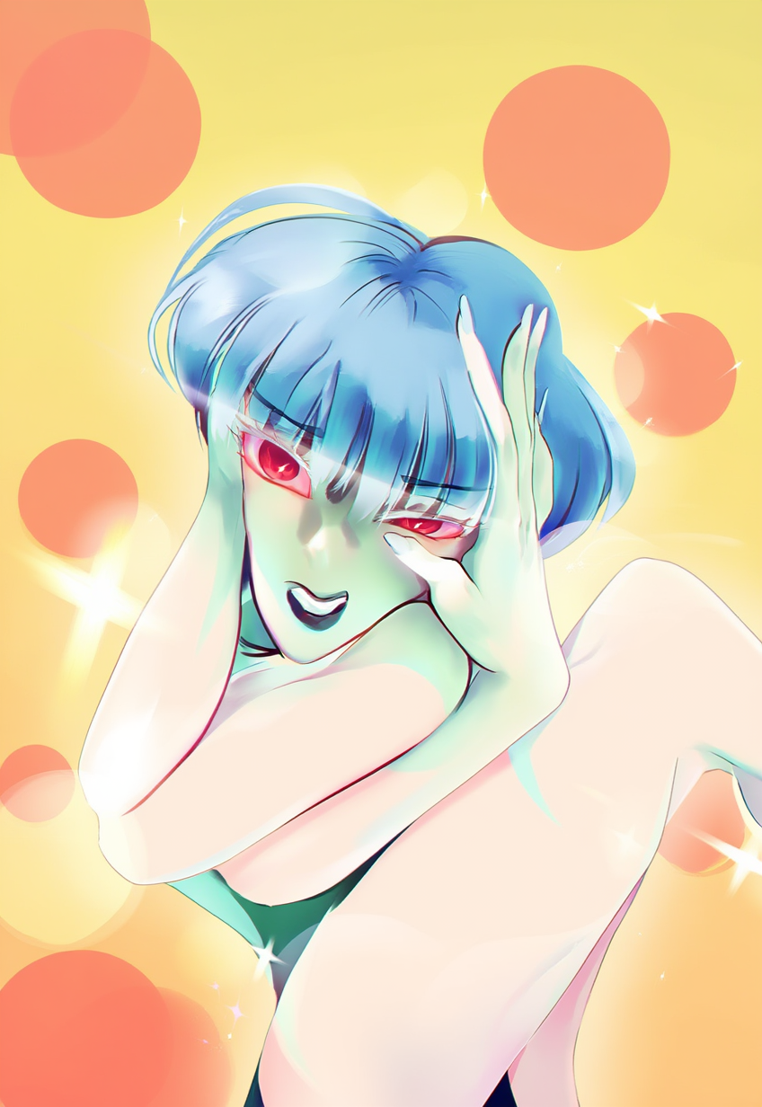 Harmony of Light – Japanese Anime Art Poster