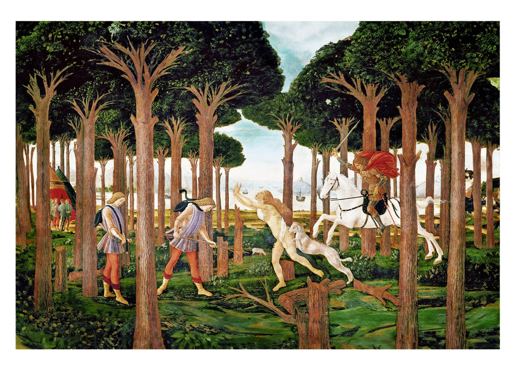 The Annunciation by Sandro Botticelli (1485–1490) – Renaissance Religious Art Print