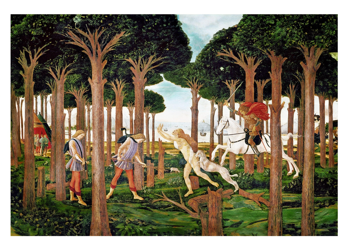 The Annunciation by Sandro Botticelli (1485–1490) – Renaissance Religious Art Print