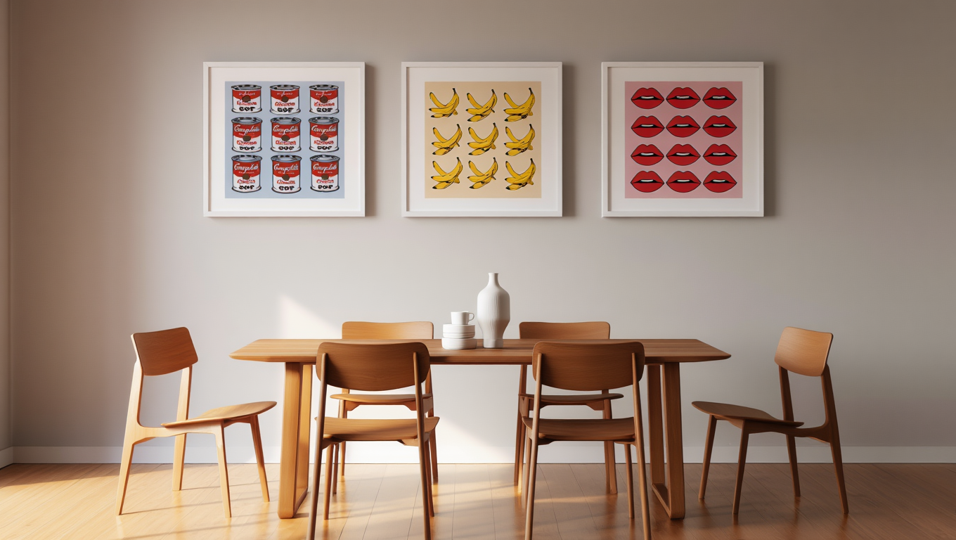 Pop Art Warhol – Bedroom Set of 3 Prints