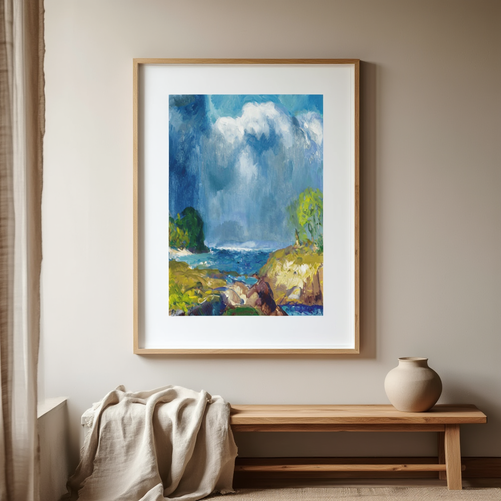 George Wesley Bellows - The Coming Storm