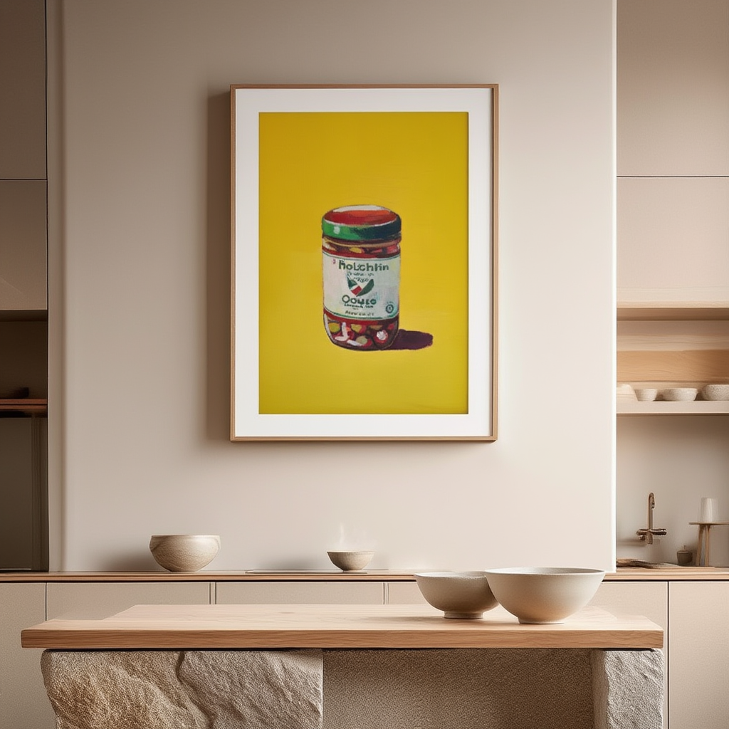 Preserved Delights – Minimalist Food Jar Art Print