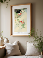 Crabs – Ohara Koson Poster | Japanese Nature Art Print - Hakyarts