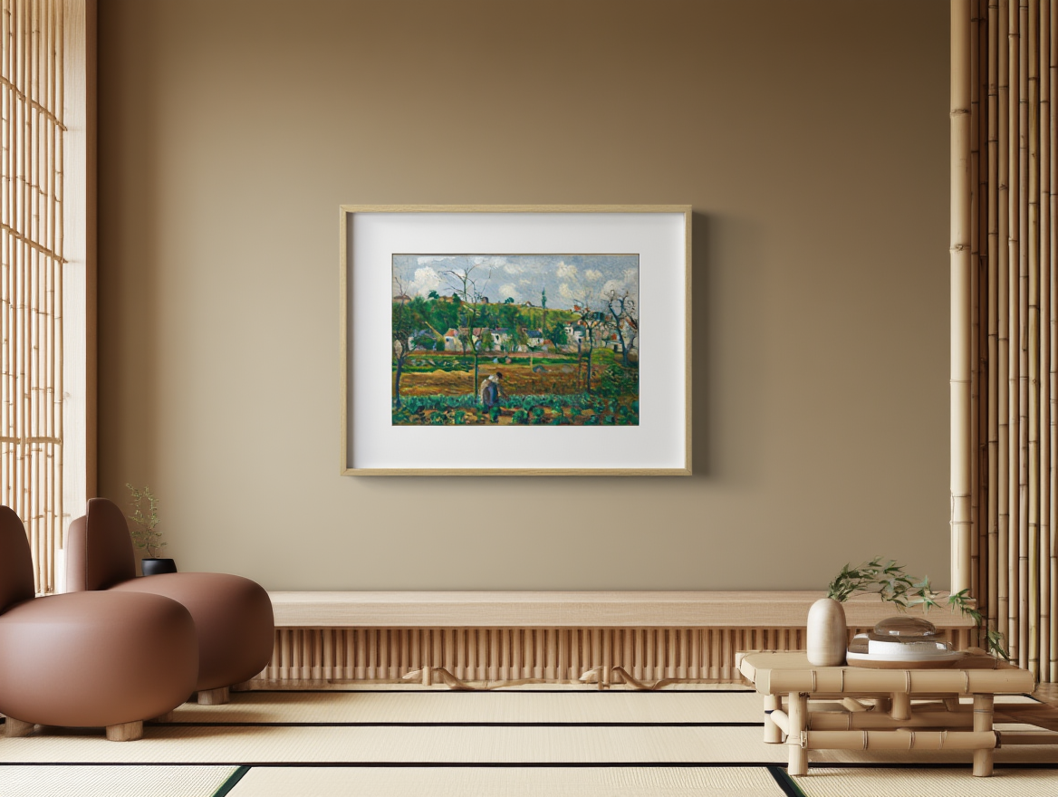 Camille Pissarro - Le Jardin de Maubuisson, Pontoise, la Mère Bellette