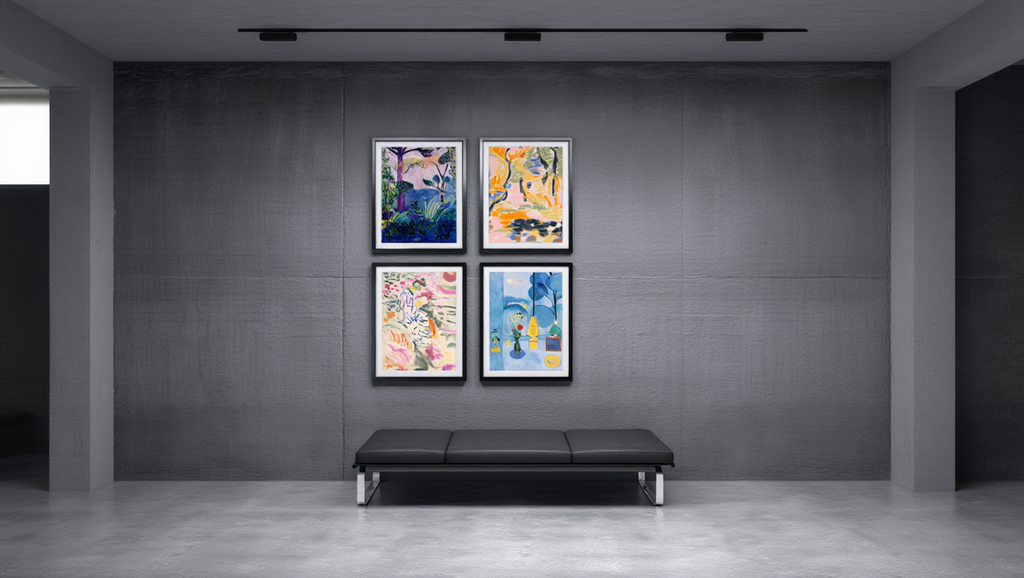 Matisse Inspired Wall Art Set – 4 Prints