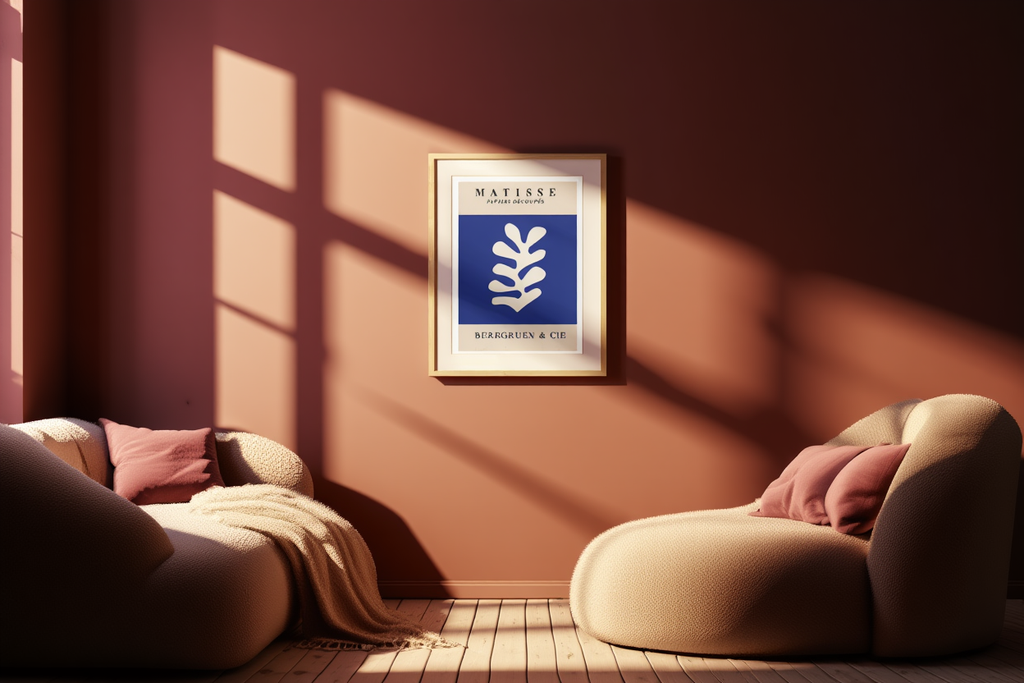 Matisse Papiers Découpés Berggruen Blue Cutout & cie Poster