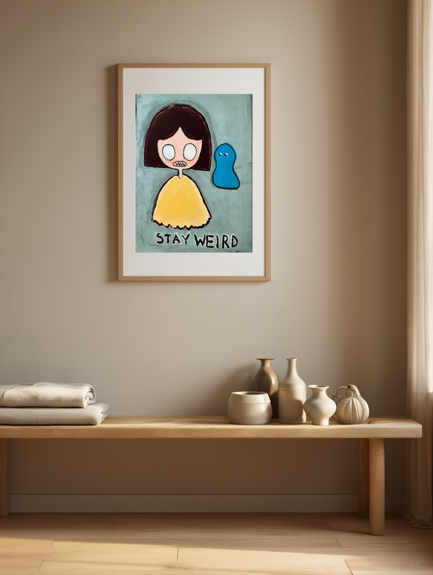 Stay Weird – Contemporary Illustration for Modern Interiors