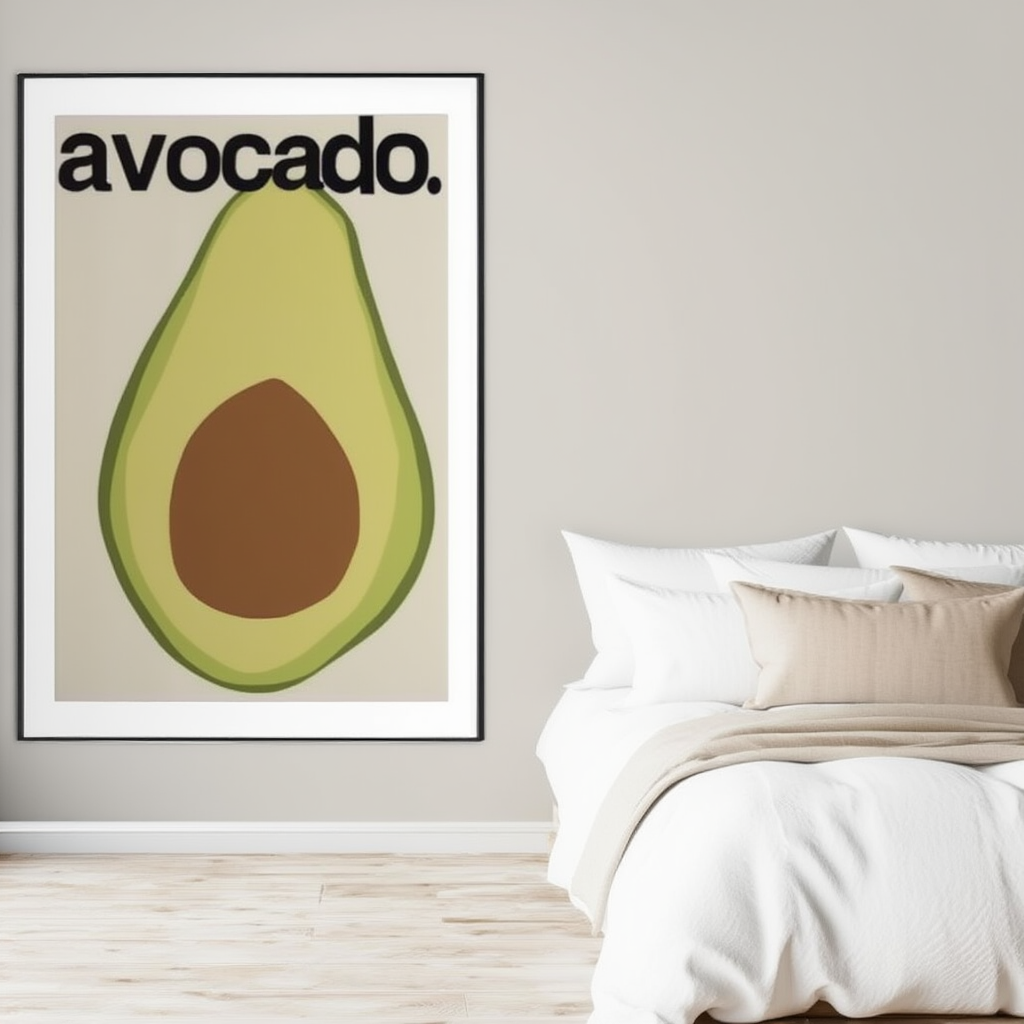 Avocado – Maximalist Art Print