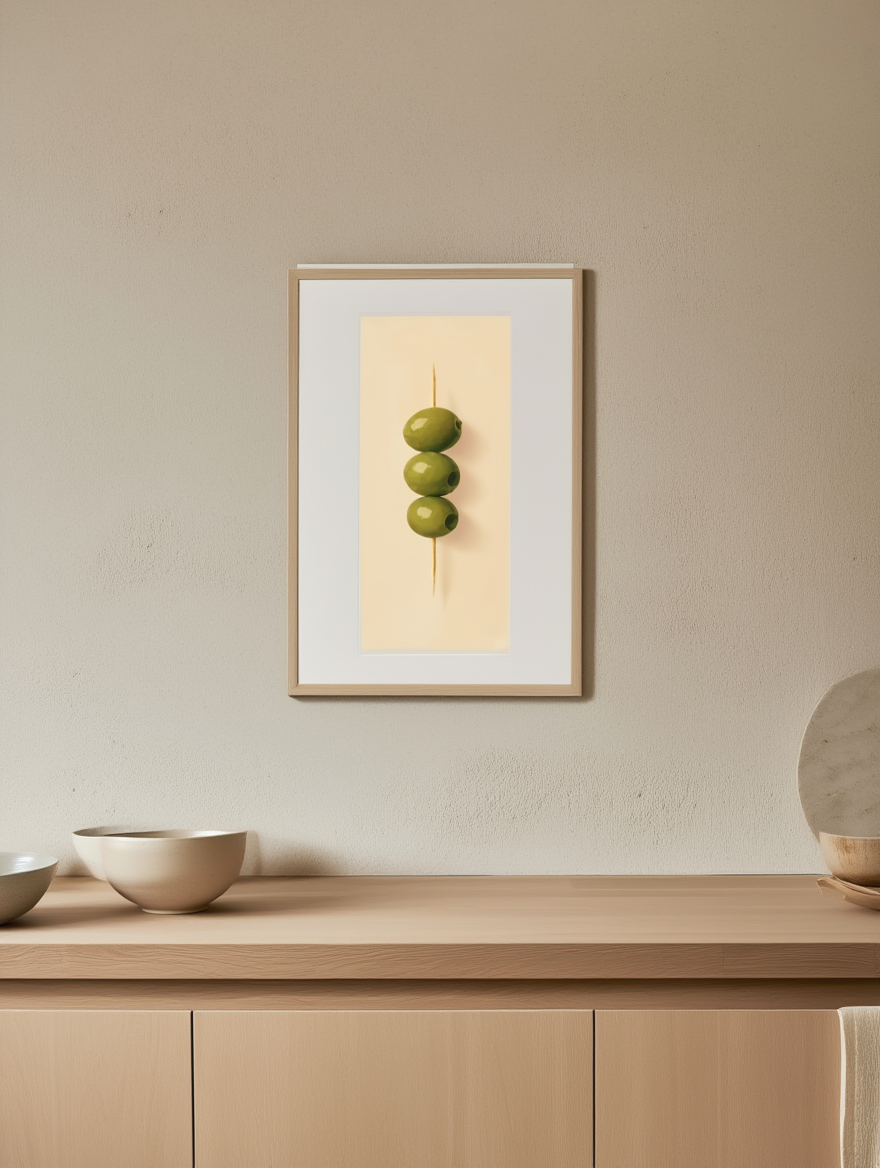 Olives Lovers — Modern Wall Art Print
