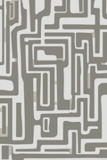 Soft Geometry in Sand – Geometric Abstract Art Print - Hakyarts