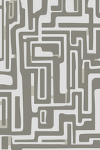 Soft Geometry in Sand – Geometric Abstract Art Print - Hakyarts