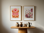 Blooming Botanicals – 6 Floral Prints | Mix & Match Wall Art Collection - Hakyarts
