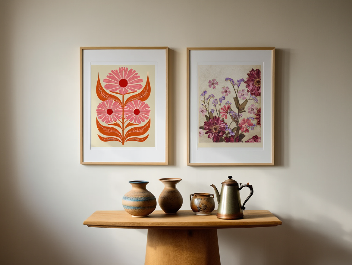 Blooming Botanicals – 6 Floral Prints | Mix & Match Wall Art Collection