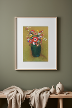 Contemplation by Odilon Redon – Surreal Figurative Art Print - Hakyarts