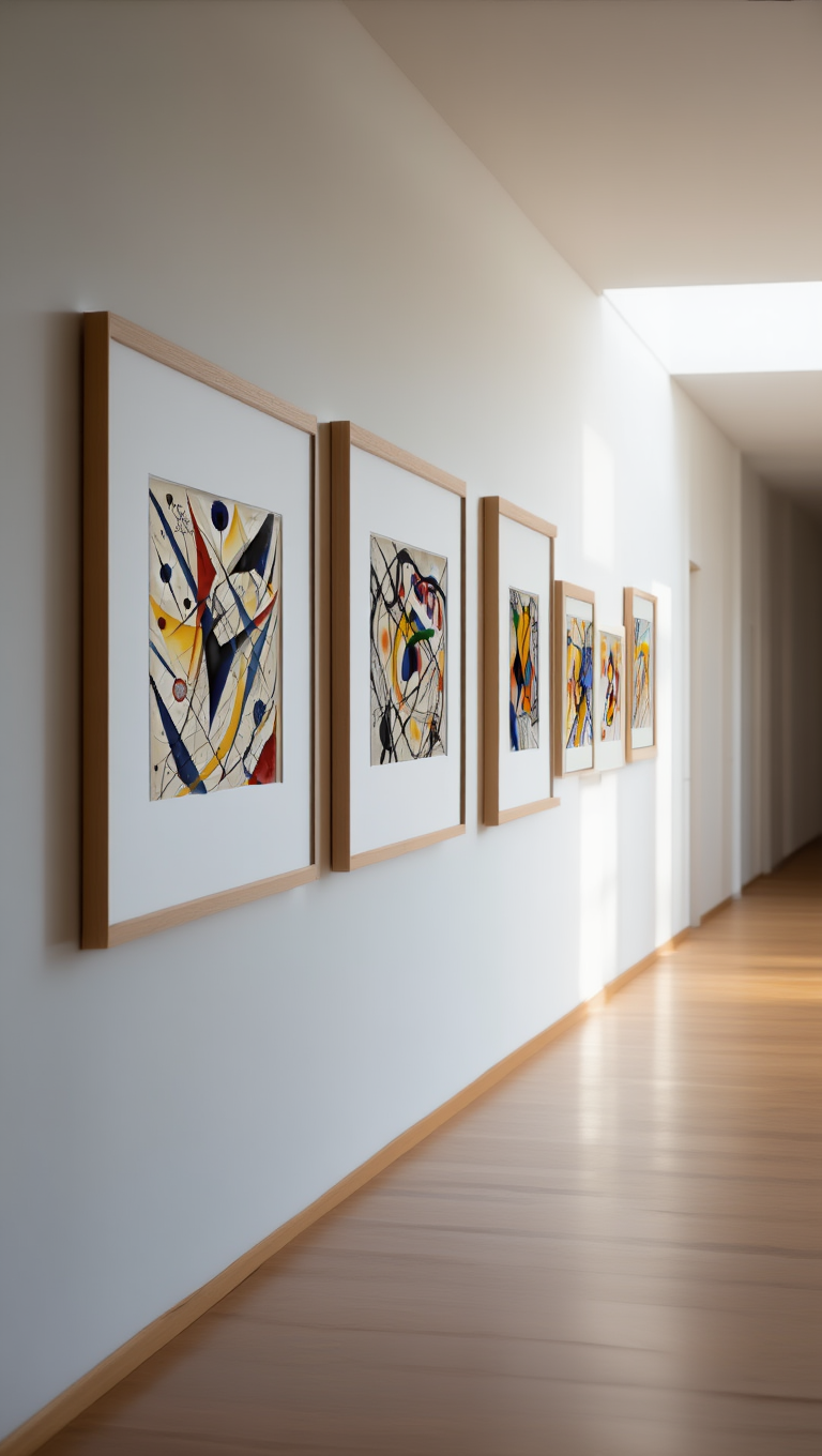 Kandinsky – Geometric Abstract Art “Concentric Circles”