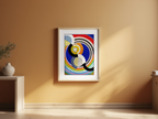 Rhythm No. 2 – Robert Delaunay, 1912 – Vintage Modernist Art Print