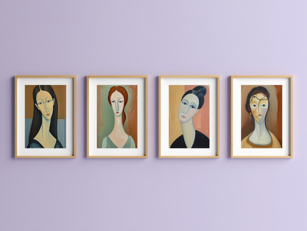 Modigliani Elegance – Mix & Match Fine Art Print