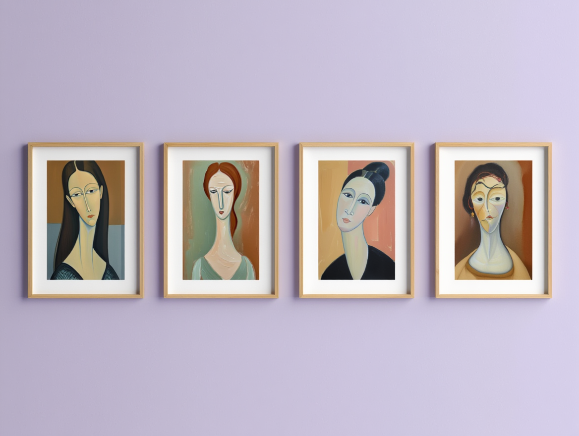 Modigliani Elegance – Mix & Match Fine Art Print