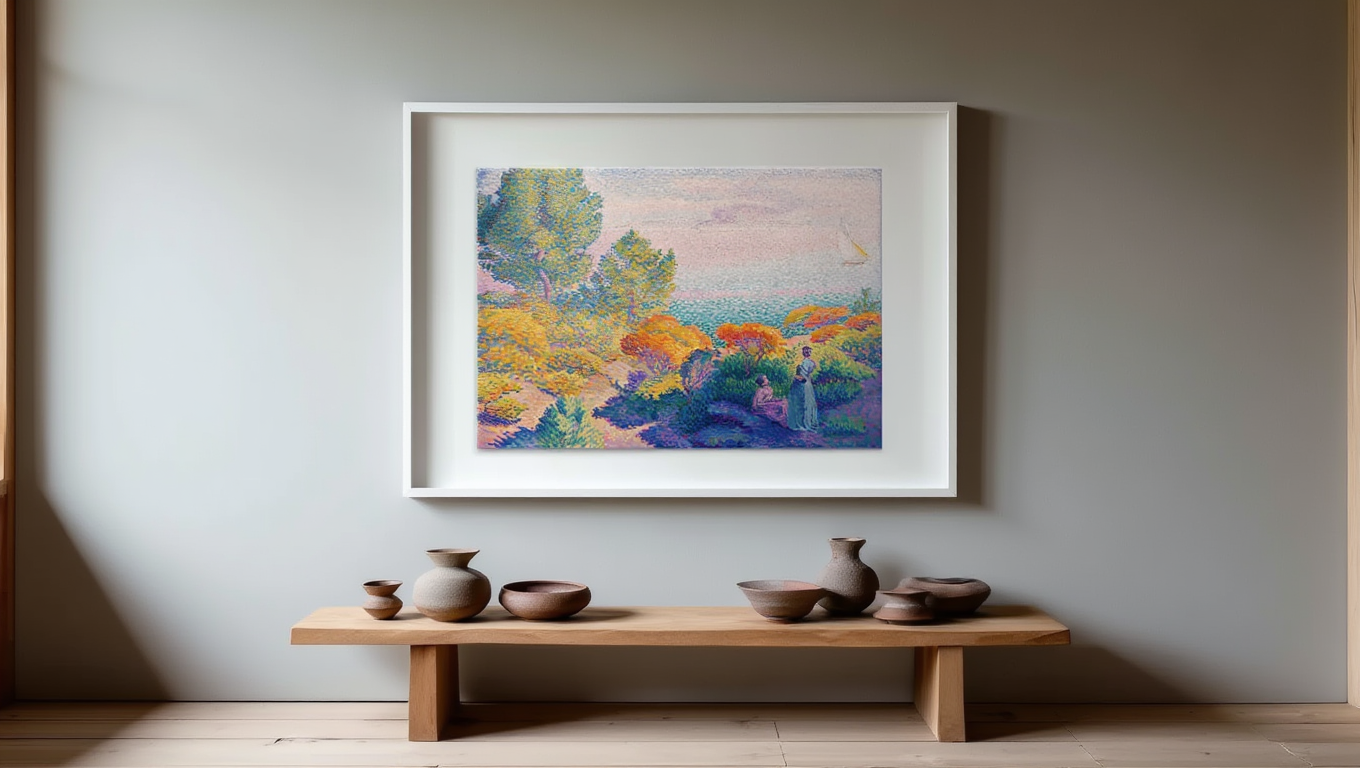 Henri-Edmond Cross - Two Women by the Shore, Mediterranean