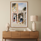 The Courtyard of a House in Delft by Pieter de Hooch