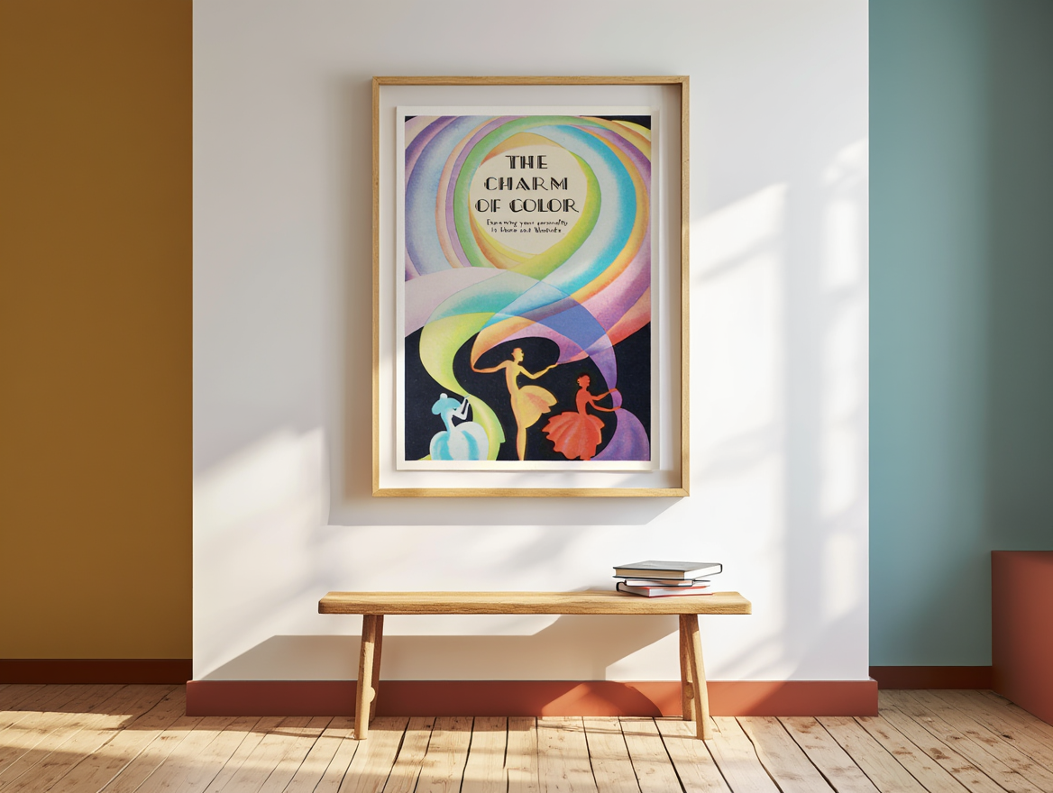 The Charm of Color Poster - Marie Josephine Carr