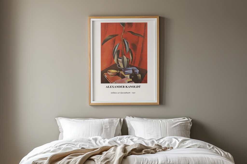 Alexander Kanoldt - Still Life with Gum Tree Poster