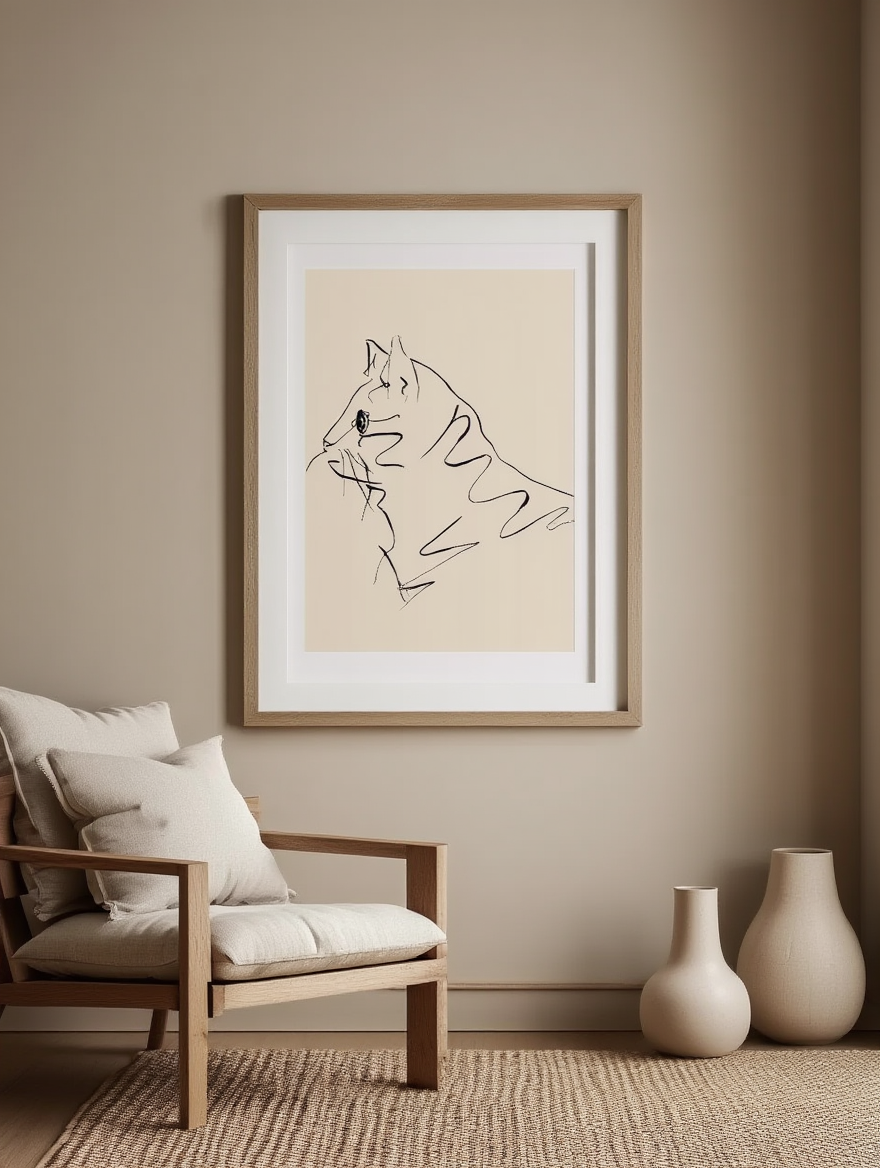 The Cat – Pablo Picasso | Modern Art Print
