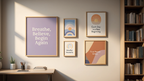 Mental Health Wall Art – Counselor Office Set of 5 - Hakyarts