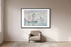 Le Chenal de La Rochelle – Paul Signac Poster | Neo‑Impressionist Maritime Art Print