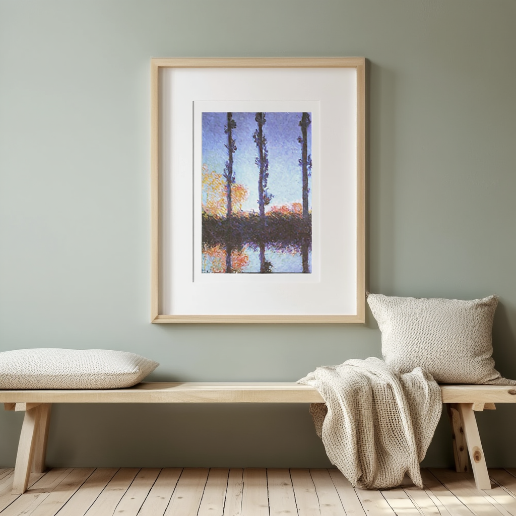 Claude Monet – Poplars - Iconic Impressionist Art Print