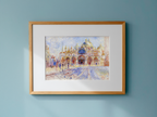 The Piazza San Marco, Venice – Auguste Renoir Poster | Impressionist Cityscape & Travel Art Print