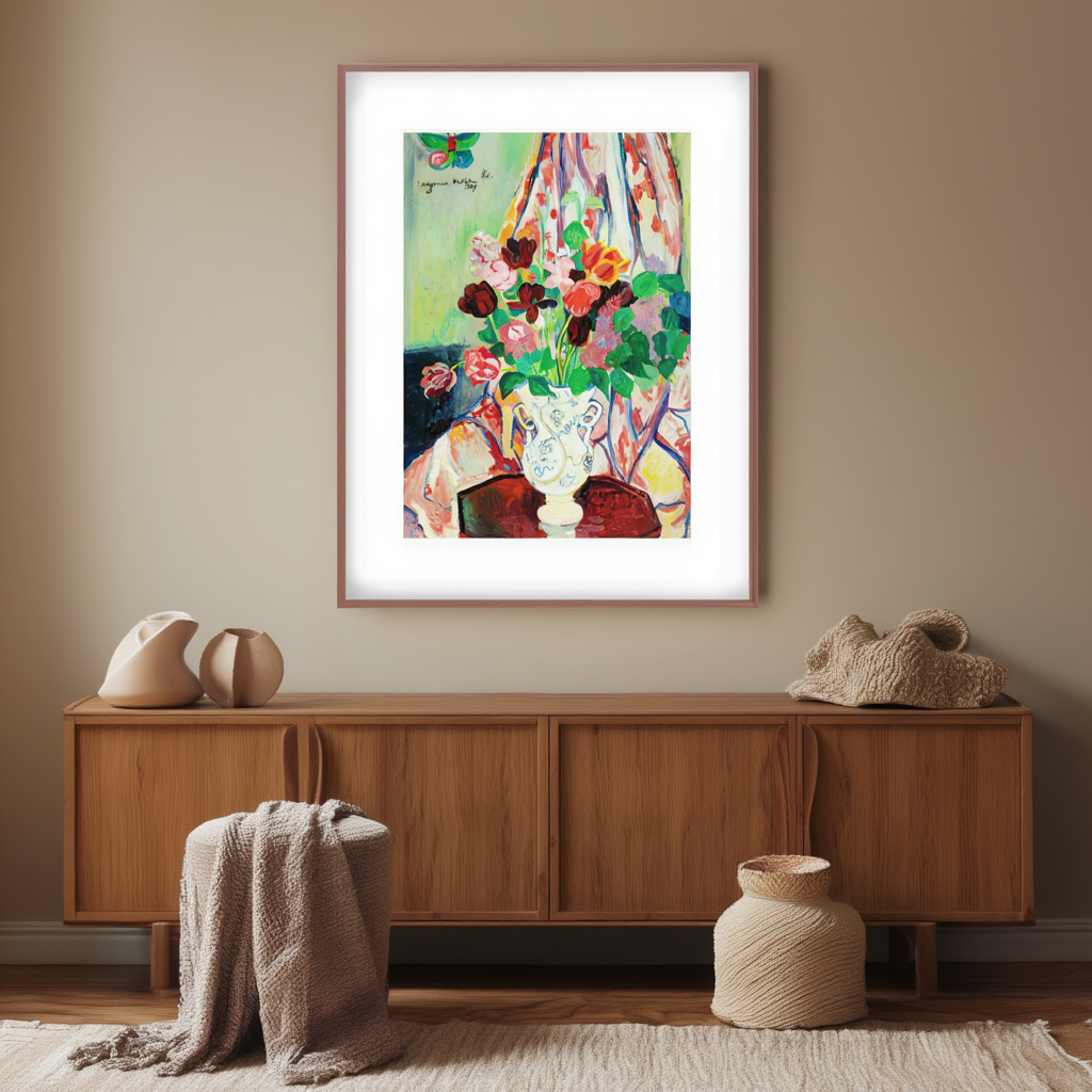 Bouquet de Tulipes – Suzanne Valadon (1927) | Modernist Floral Art Print