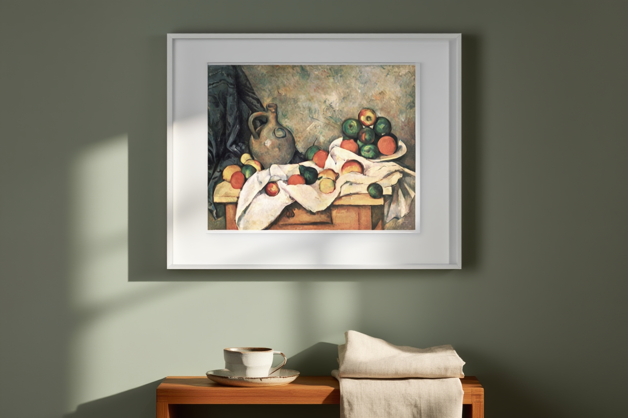 Paul Cezanne - Rideau 'Cruchon et Compotier' Poster | HakyArts