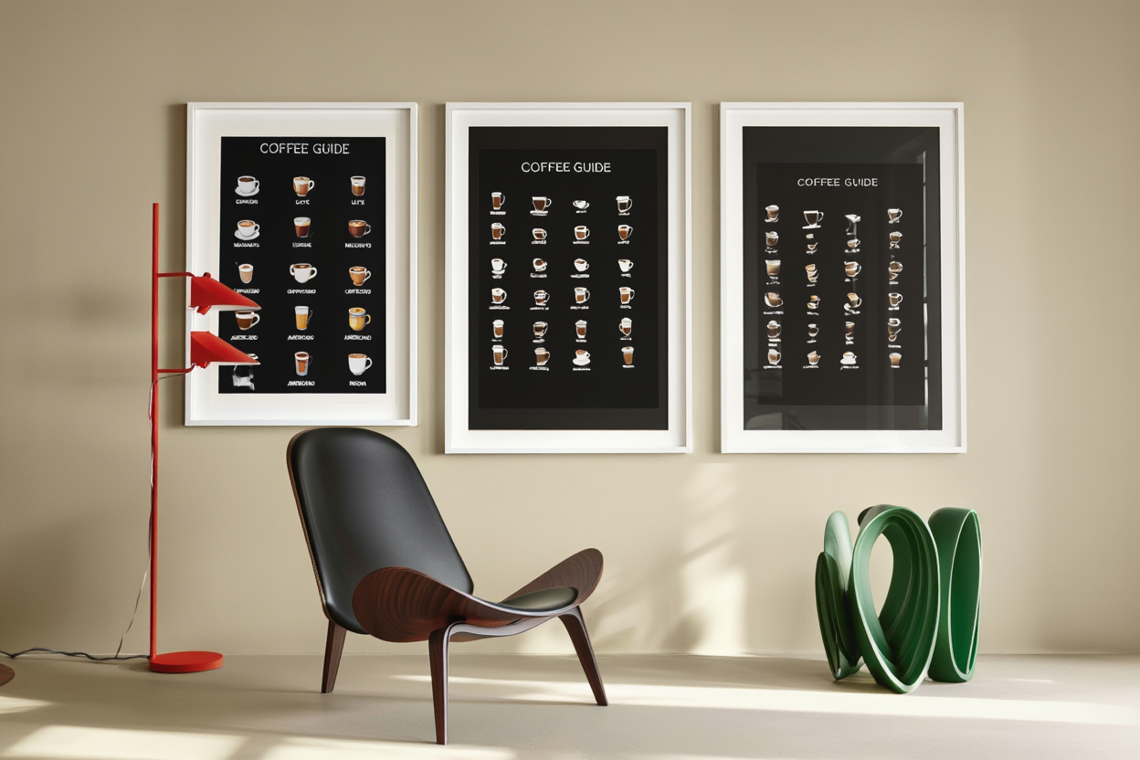 Coffee Moments – 3 Prints | Mix & Match Wall Art Collection