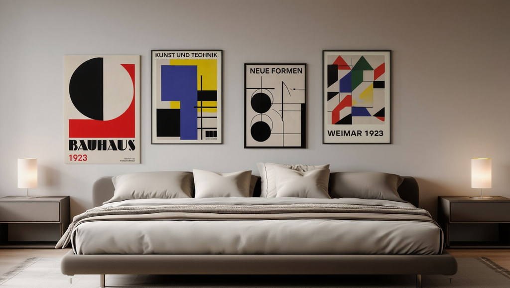 Bauhaus Wall Art – Set of 4 Prints