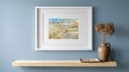 Landscape at Saint-Rémy – Vincent van Gogh Poster | Post-Impressionist Nature & Landscape Art Print
