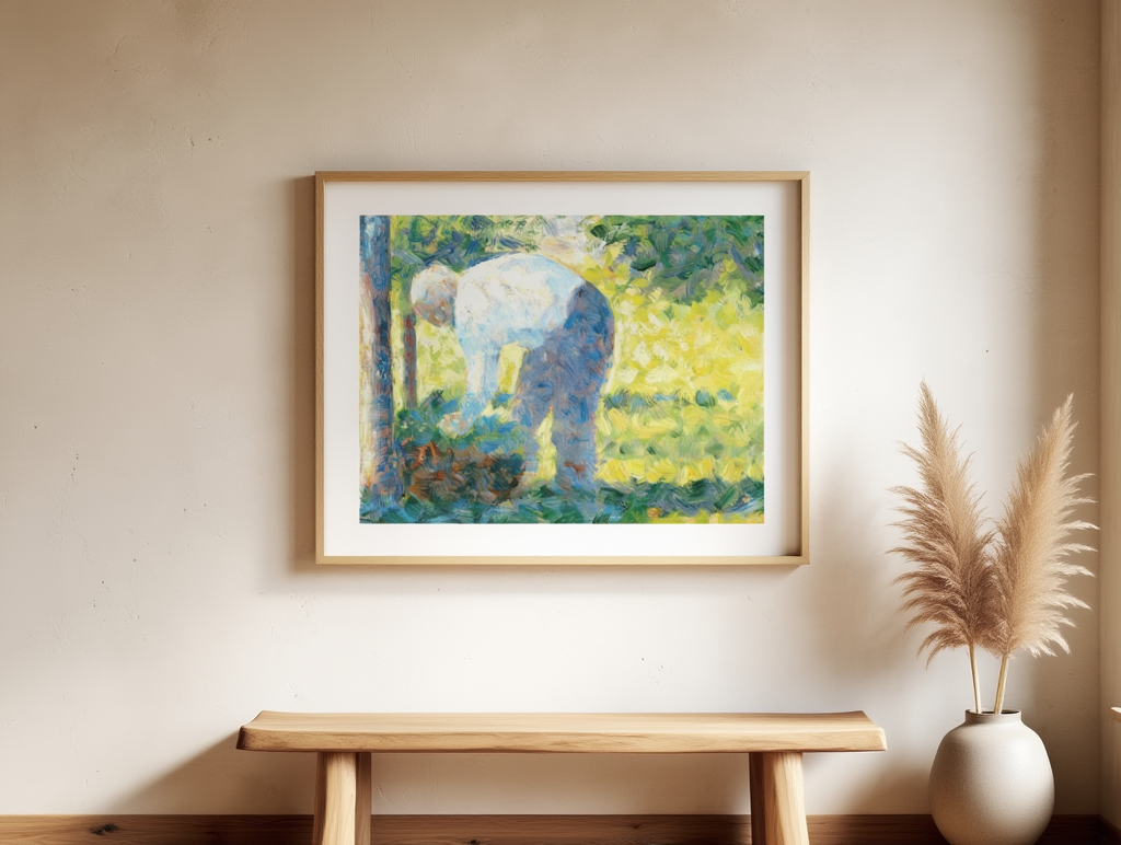 Georges Seurat – Study for A Sunday on La Grande Jatte (1884) – Pointillist French Art Print