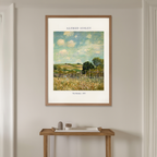 The Meadow – Alfred Sisley Poster | Impressionist Landscape Art Print - Hakyarts