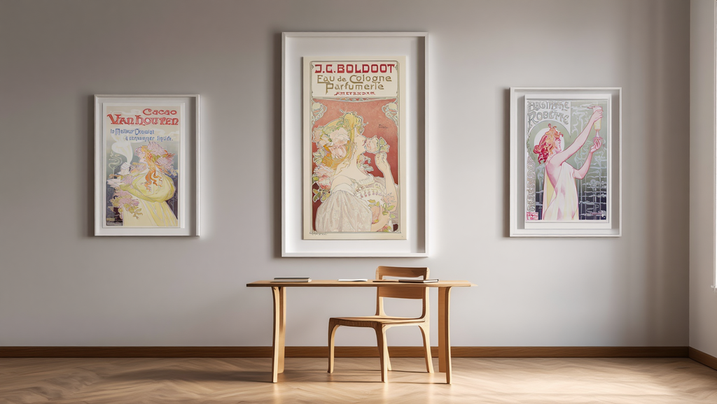 Henri Privat-Livemont – 3-Piece Vintage Art Print Set