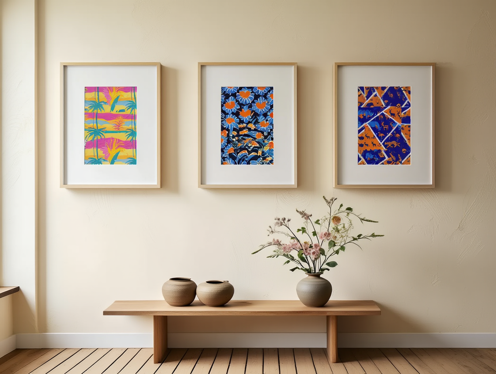 André Durenceau – Vintage Deco Ensemble Prints