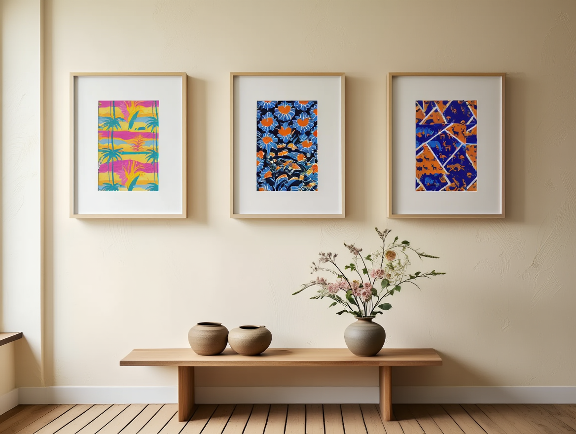 André Durenceau – Vintage Deco Ensemble Prints