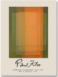 Paul Klee Rue de l'Université au Quadrant | Abstract Bauhaus Wall Art