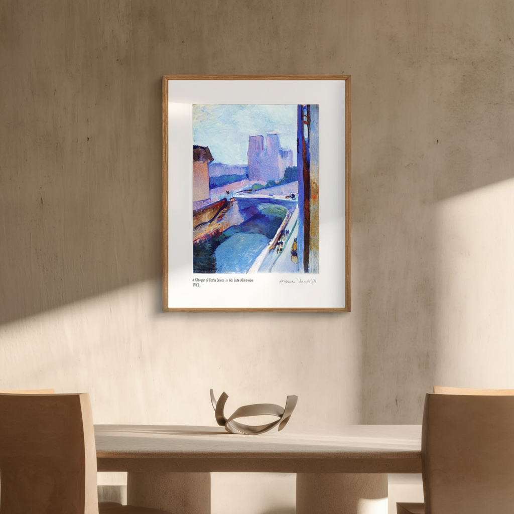 Henri Matisse  - A Glimpse of Notre-Dame in the late Afternoon Poster