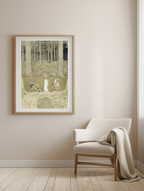 The Princess and the Trolls – Mythical Illustration Art Print