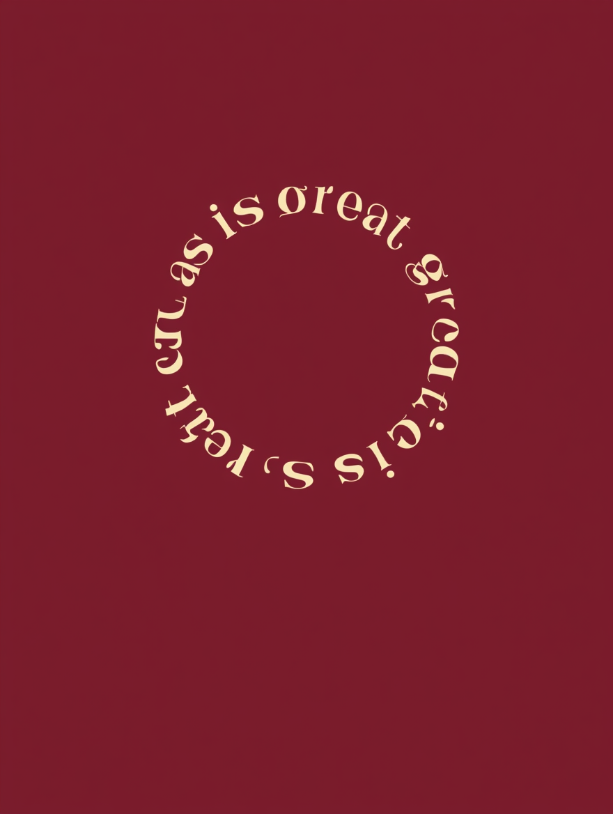 Life Is Great – Minimalist Motivational Art Print