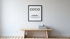 Coco Chanel – Vintage Fashion Poster Art Print - Hakyarts