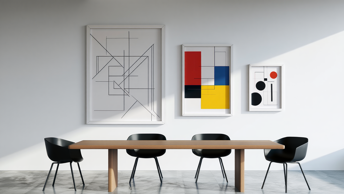 Bauhaus Harmony – Set of 3 Art Prints