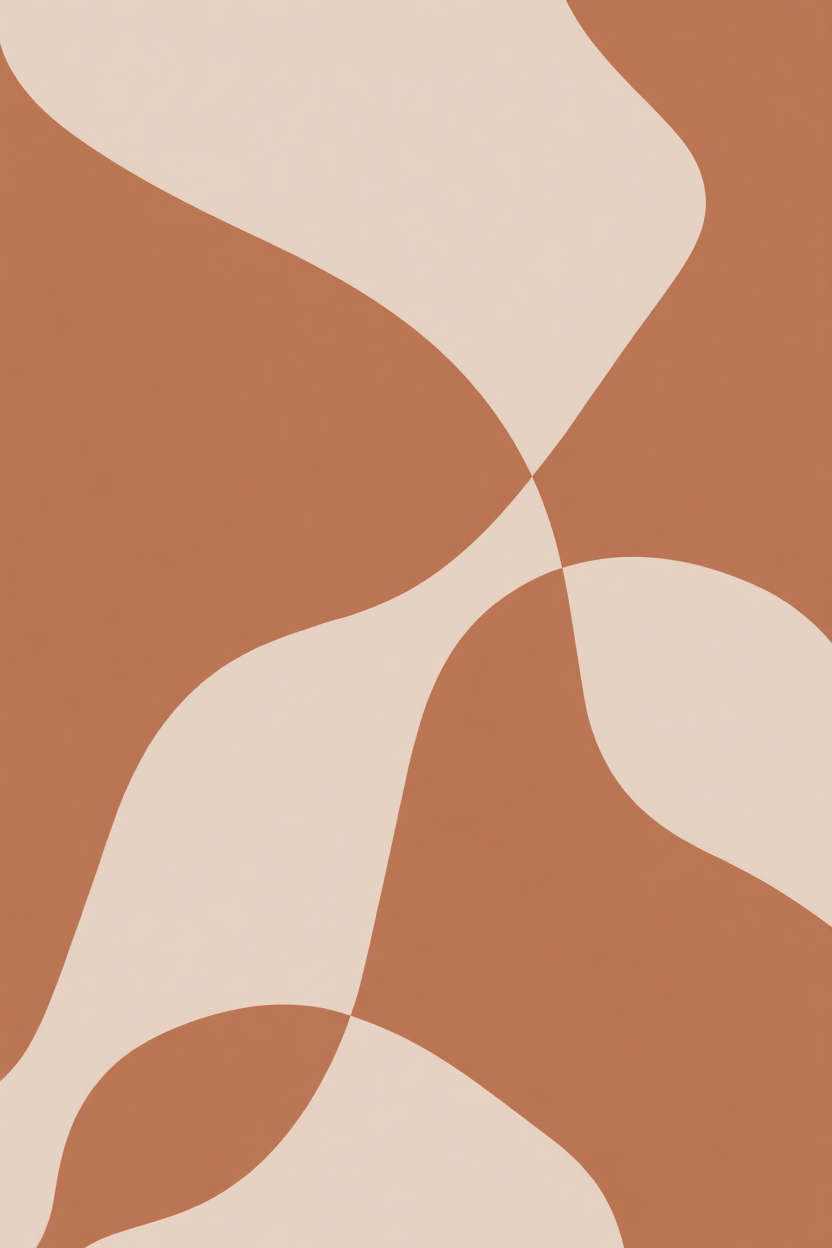 5 Geometric Earth Tone Women Line Art Prints – Abstract Modern Wall Art Collection for Living Room, Bedroom & Studio Decor